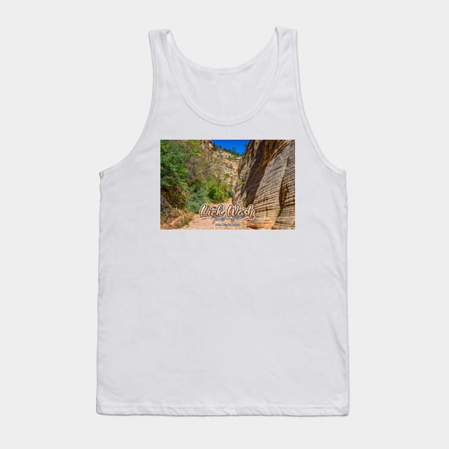 Lick Wash Trail Hike Tank Top by Gestalt Imagery